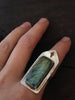 Labradorite Stained Glass Cathedral Ring (Size 5.5)
