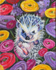 Portrait Full of Posies- Posey the Hedgehog