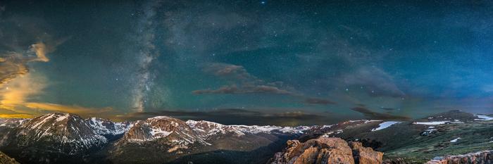 The Continental Divide at Night
