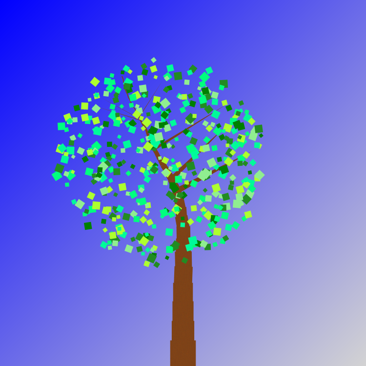 Pixel Tree #7