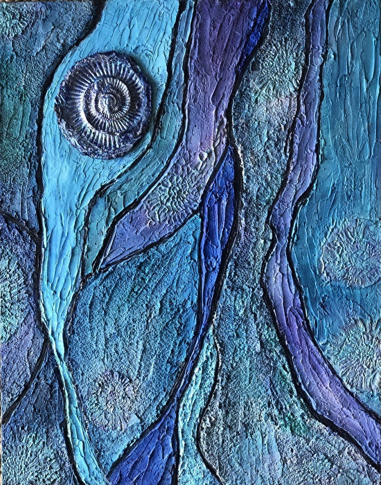 Blue Ammonite