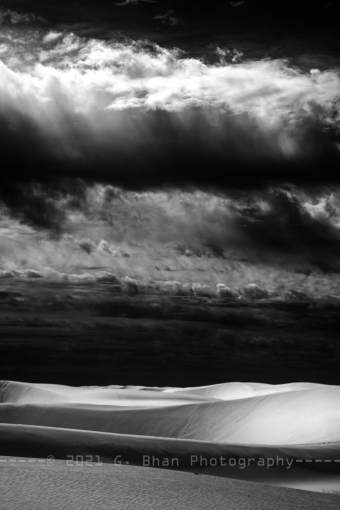 Cloud over White Sands