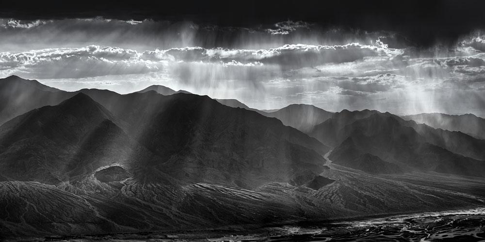Clearing Storm Panamint Mts, from Dante's View, Death Valley NP