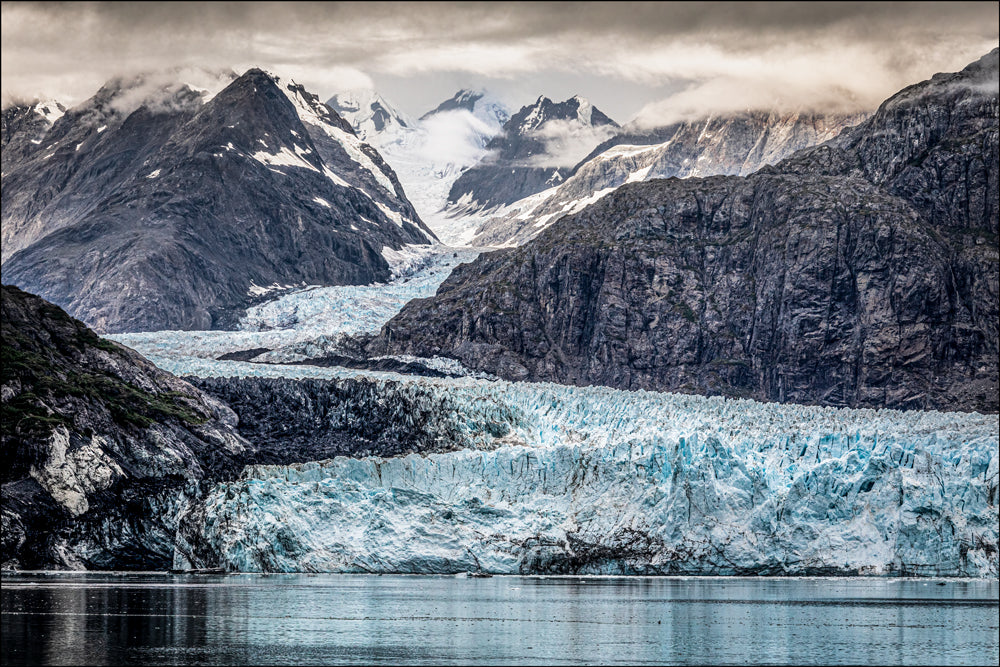 Margerie Glacier Flowing out of the Fairweather Mountains