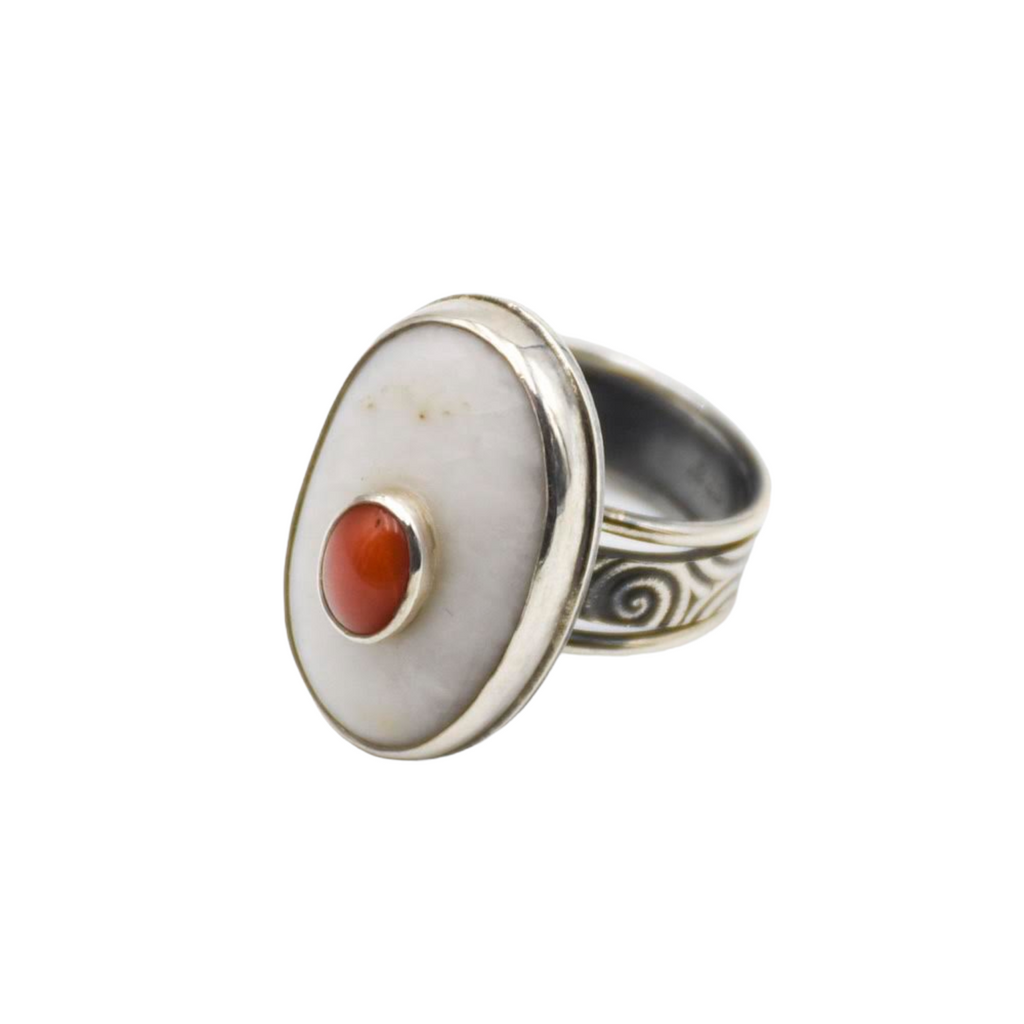 Ring - Coral Pebble