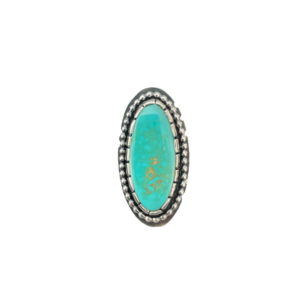 Embellished turquoise ring