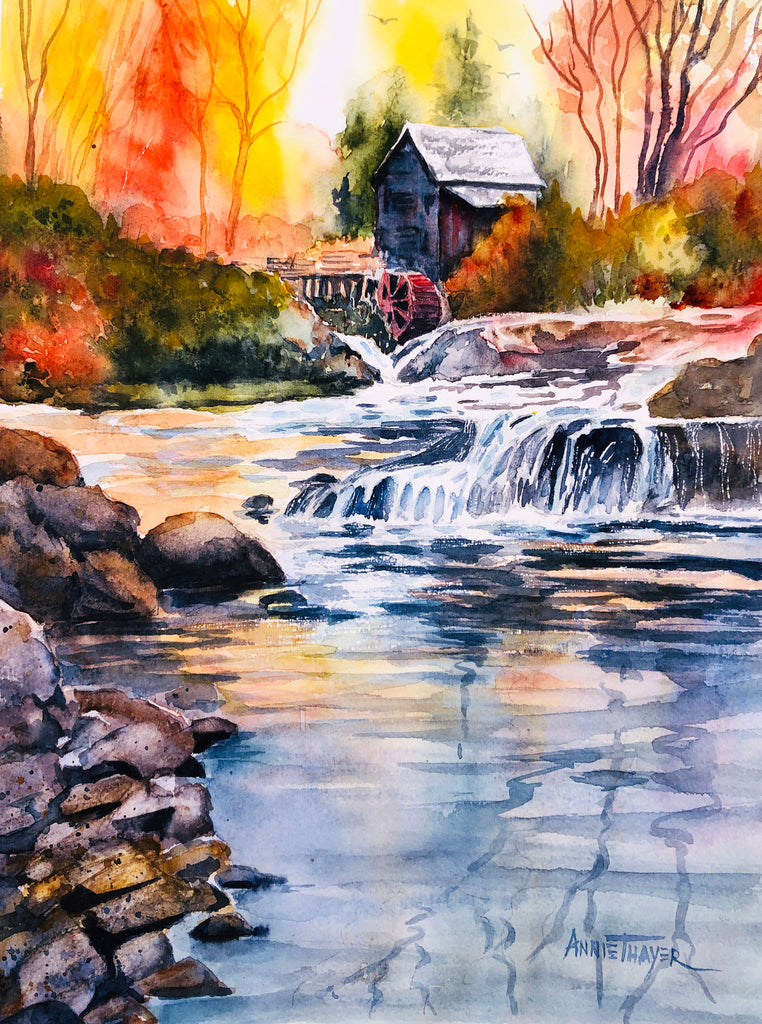 Autumn Watermill