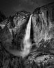 Yosemite Falls and the Moon