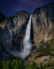 Yosemite Falls and the Moon