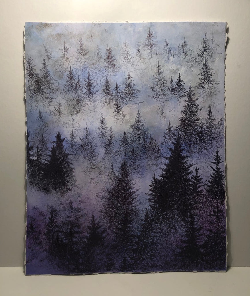 Pines and Fog